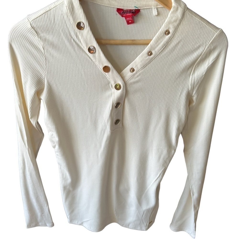 COPY - Guess long sleeve Shirt color beige size M brand new